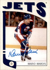 Mario Marois Signed Auto 2004-05 ITG In The Game Franchises card Winnipeg Jets