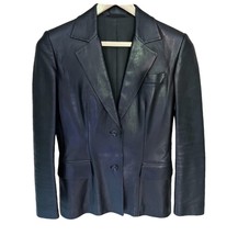 Tom Ford For Gucci Leather Blazer- Rare Collector’s Piece!