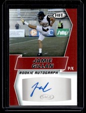 2019 SAGE HIT Autographs Jamie Gillan Auto Arkansas-Pine Bluff Golden Lions