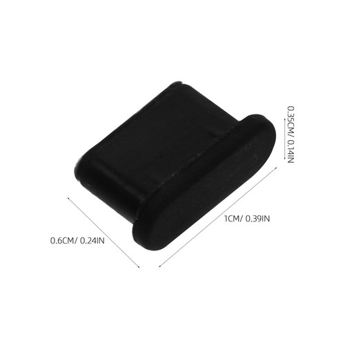100 szt. Pokrowce wtykowe Ochraniacz portu USB Zamienne wtyczki Nasadki Kompatybilne z - Zdjęcie 9 z 12