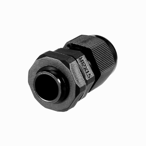 M12 Waterproof Black Nylon Cable Gland - Pack of 5 - Picture 2 of 2