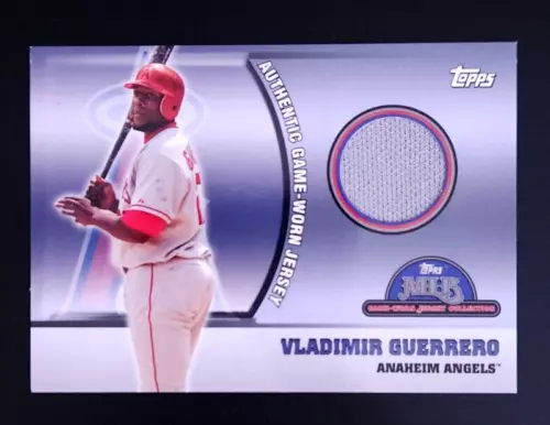 2005 Topps Opening Day Jerseys Vladimir Guerrero #37 Game Worn Jersey Angels