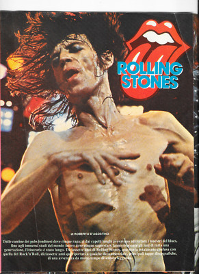 1978 - MICK JAGGER - PINK FLOYD - POSTER INTERVIEW BY ROBERTO D'AGOSTINO