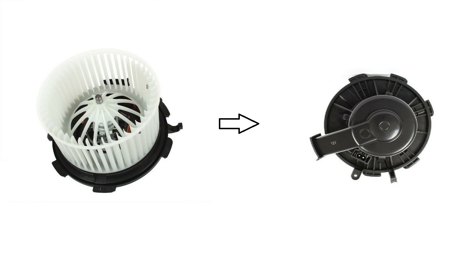 Moteur du ventilateur de chauffage pour camionnette Mercedes Sprinter 906 de 2006 à 2018