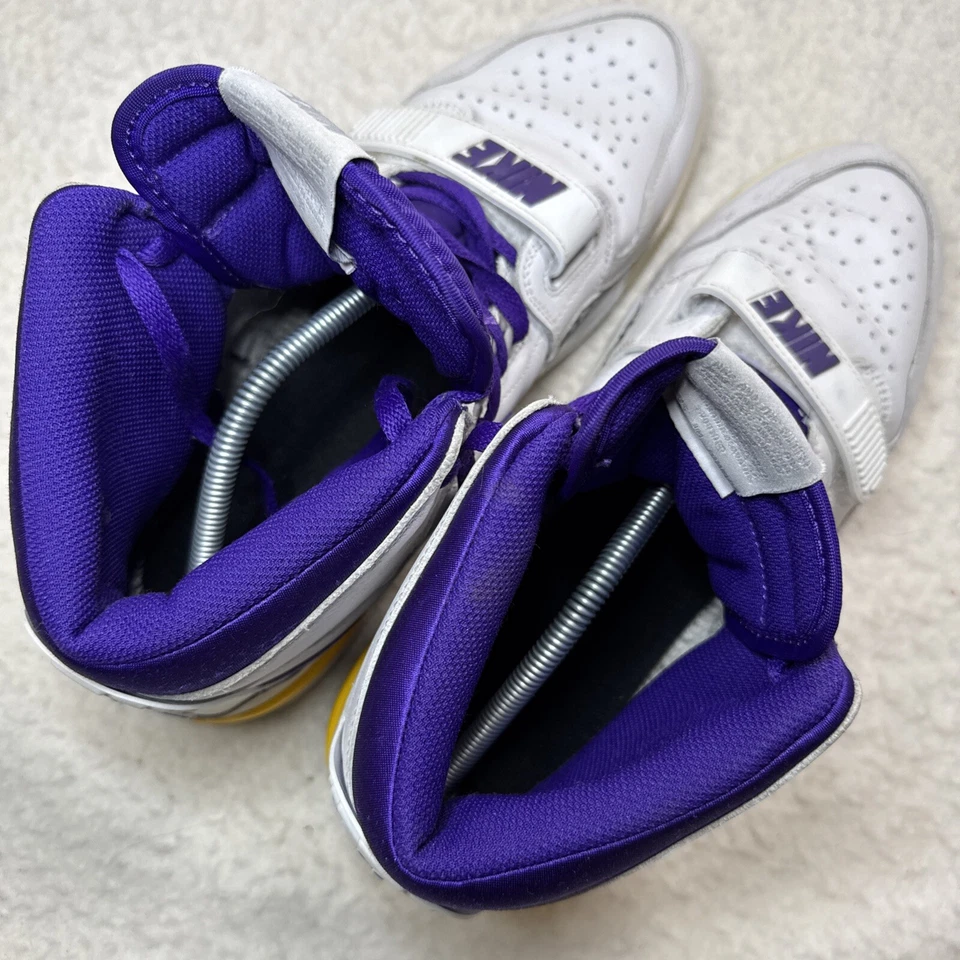 Nike Air Jordan Legacy 312 Lakers Púrpura Blanco Hombres Talla 12 AV3922-157 BaloncestoSS Foto 4 de 4