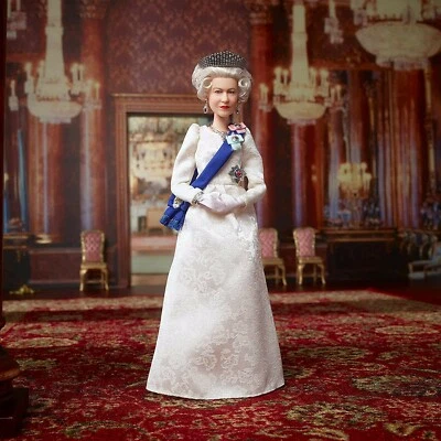 BARBIE Signature Reine Elizabeth II Platine Jubilé Collecteur Doll Neuf - Photo 1/4