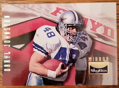 Daryl Johnston Dallas Cowboys 1995 SkyBox Mirrow Image #152 Football Card MT