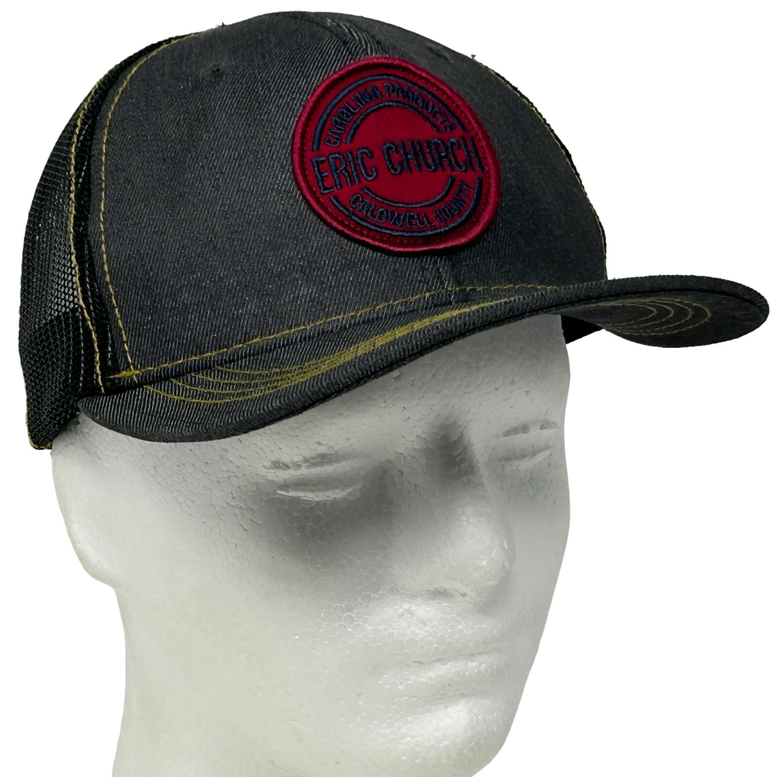 Eric Church Black Mesh Snapback Trucker Hat Country Music Cap
