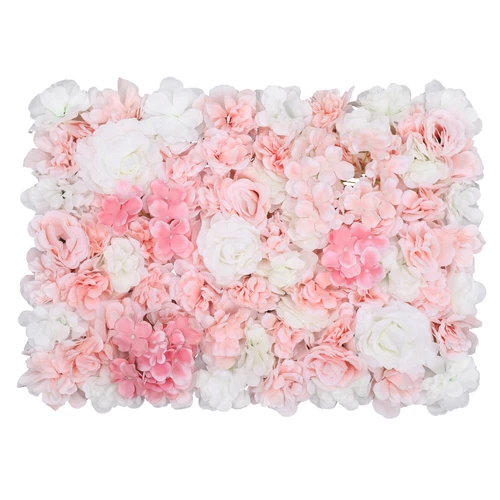 Artificial Flower Wall Panels for Wedding Backdrops and Home Interior Decoration - Picture 40 of 286