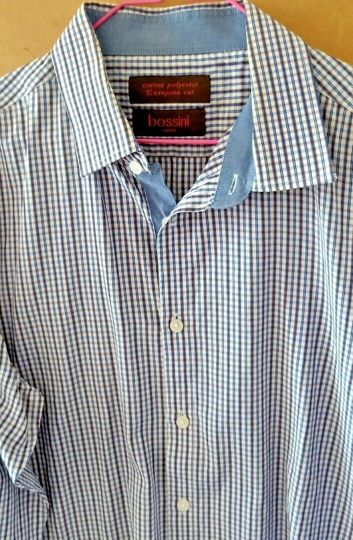 Bossini London European Cut Men's Large Shirt Cotton Poly | eBay