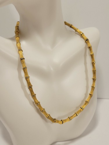 Vintage Carlo Biagi Bamboo Link Chain 