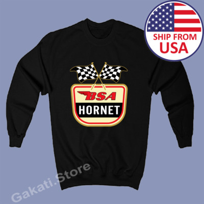BSA Hornet Retro Motorcycle Men's Black Size S-3XL