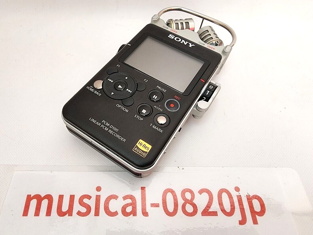 Sony PCM-D100 PCMD100 Portable High Resolution Stereo Sony PCM-D100 PCMD100 Portable High Resolution Stereo