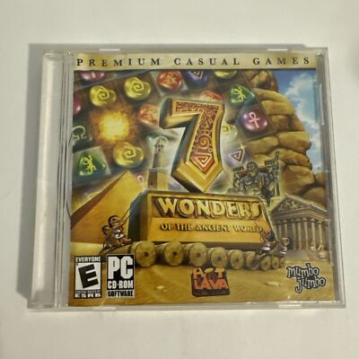 7 Wonders Of The Ancient World (PC,CD-ROM) 2007 Puzzle Game