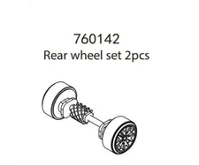 Turbo Racing RC 1/76 Micro REAR WHEEL AXLE DRIFT (2PCS) #760142