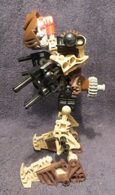 100% COMPLETE LEGO Technic Bionicle 2001 #8531 Pohatu w/Manual No Canister