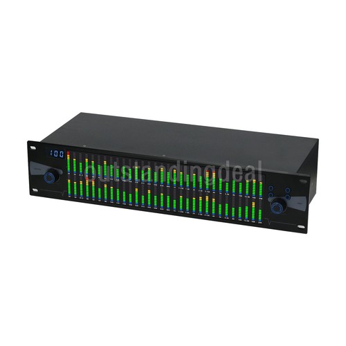 Professional Graphic Equalizer Dual 31-Band Spectrum Display for Stage Home Uses - Picture 2 of 9