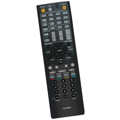 RC-803M Replace Remote for Onkyo Receiver HT-S8409 TX-NR609 HT-S7409 TX-NR609B