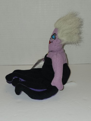 De Colección Disney Store La Sirenita Villano URSULA 5.5" Bolsa de Frijoles Peluche Con Etiqueta - Imagen 5 de 11