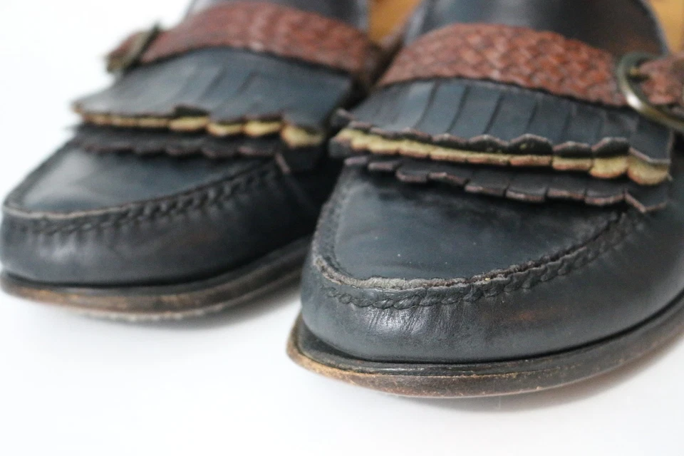 Zapatos de vestir Maine Classics para hombre 9,5 - Hechos a mano en EE. UU. raros elegantes informales Foto 3 de 4