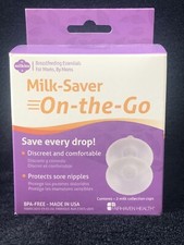Milkies Milk-Saver-On-The-Go, Set of 2 Milk Collection Cups Fairhaven Health NIB