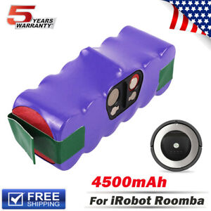 Details About New Upgraded 14 4v For Irobot Roomba 4 5ah Battery Ni Mh 500 650 655 690 805 960