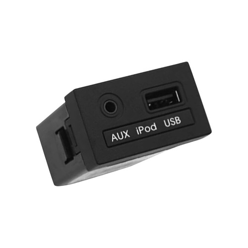 Fits For Veloster 2012-2017 Front USB/AUX Audio Input Port Adapter Jack Black - Picture 3 of 8