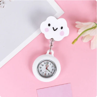Kawaii Sanroed Anime Cloud Cartoon Nurse Watch Electronic Simple - Main Image