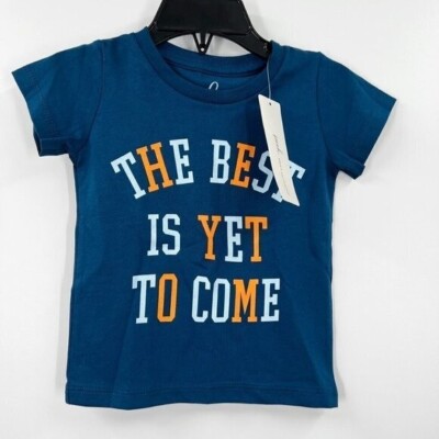 Peek NWT The Best Is Yet To Come Tee Size 6-12 Months Little Peanut 100% Pima