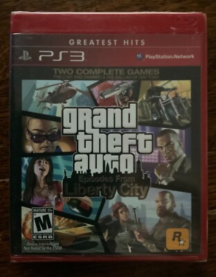 Grand Theft Auto Episodes From Liberty City PS3 NEW Rockstar Greatest Hits