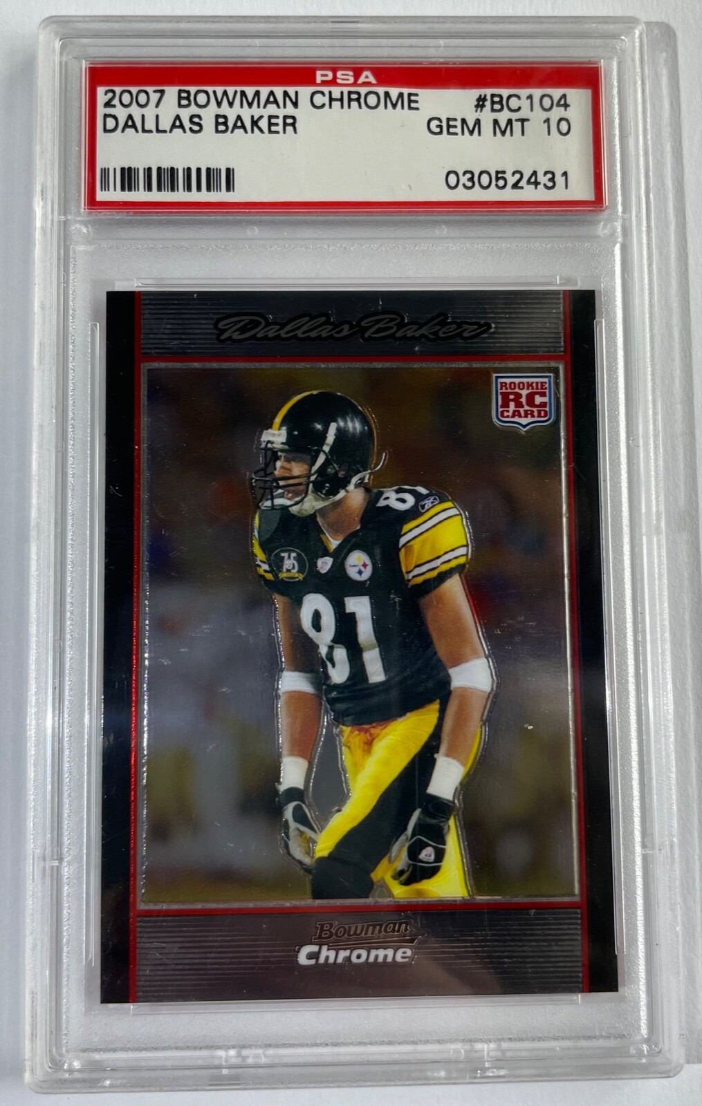 Dallas Baker Bowman Chrome #BC104 Base
