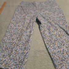 Chaus Capris Womens Med Blue Floral
