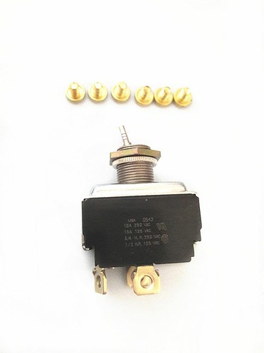 CARLING ON/OFF Switch 0542 Dual Pole 15A @125VAC 10A @250VAC - Free Shipping - Picture 2 of 4