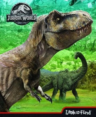 Jurassic World Look and Find Book - Hardcover - GOOD