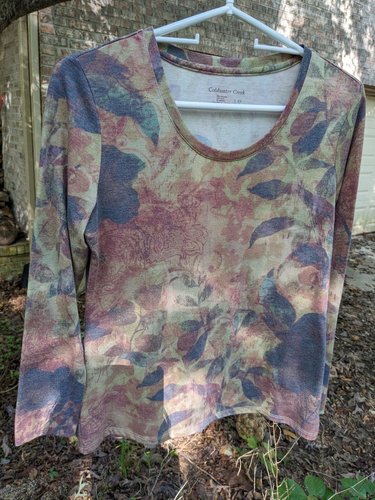 Camisa mujer manga larga Coldwater Creek talla XS