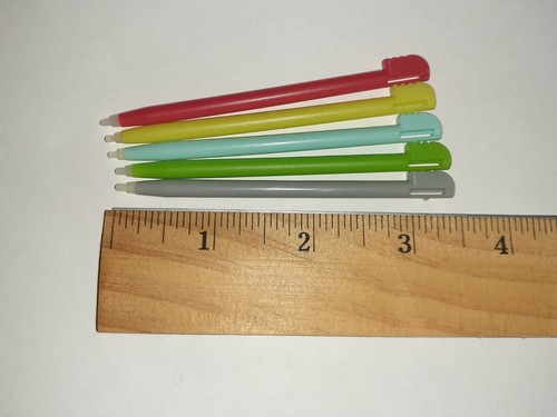 5PCs Stylus For Nintendo DS Slot in Touch Pen Set Red Gray Blue Green USA SHIP - Picture 5 of 7
