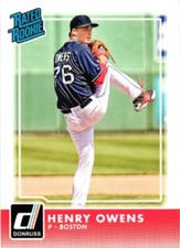 2016 Donruss #44 Henry Owens