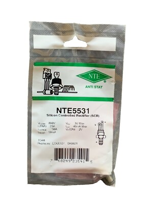 Thyristor (SCR) NTE5529 25A, Boîtier TO-48 - Redresseur Commandé En Silicone Neuf