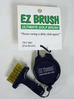 EZ Brush Ultimate Golf Brush Black Clip On Club Cleaning Tool NEW