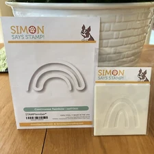Simon Says Stamp! Continuous Rainbow Die & 3x3 Layered Rainbow Stencil