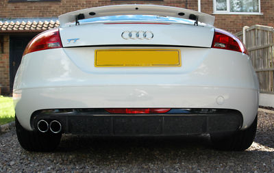Spoiler Diffusor für Audi TT 8J Heckschürze NEU Heckansatz Stoßstange S-Line A.L