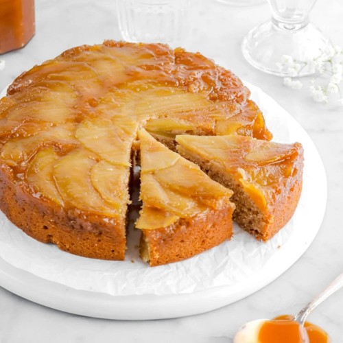 Andy Anand Sugar Free Caramel Apple Upside Down Cake, Low Carb, Keto Friendly - Picture 3 of 7