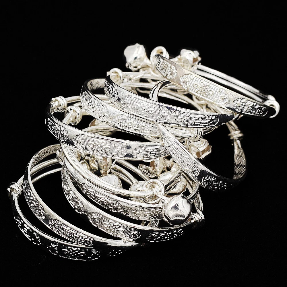 Silver bangles wholesale sale