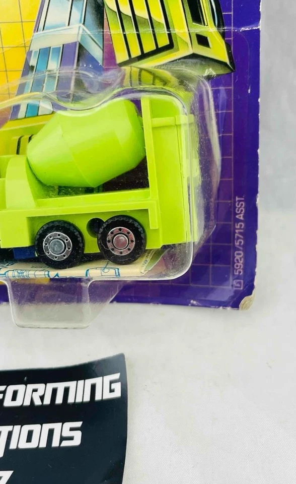 Transformers Original G1 1985 Constructicon Mixmaster MOSC for Devastator TM - Image 4 of 4