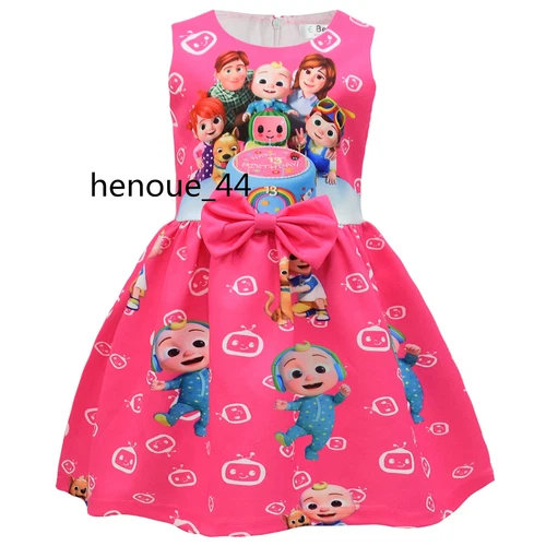 minnie stitch Cartoon Bowknot Dress Skirt Princess Party Birthday Fancy girl - Picture 7 of 69