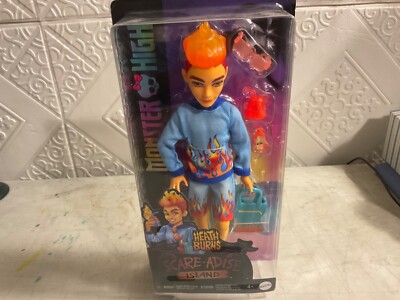 MATTEL   Monster High   HEATH BURNS Doll   Scare-Adise Island   New