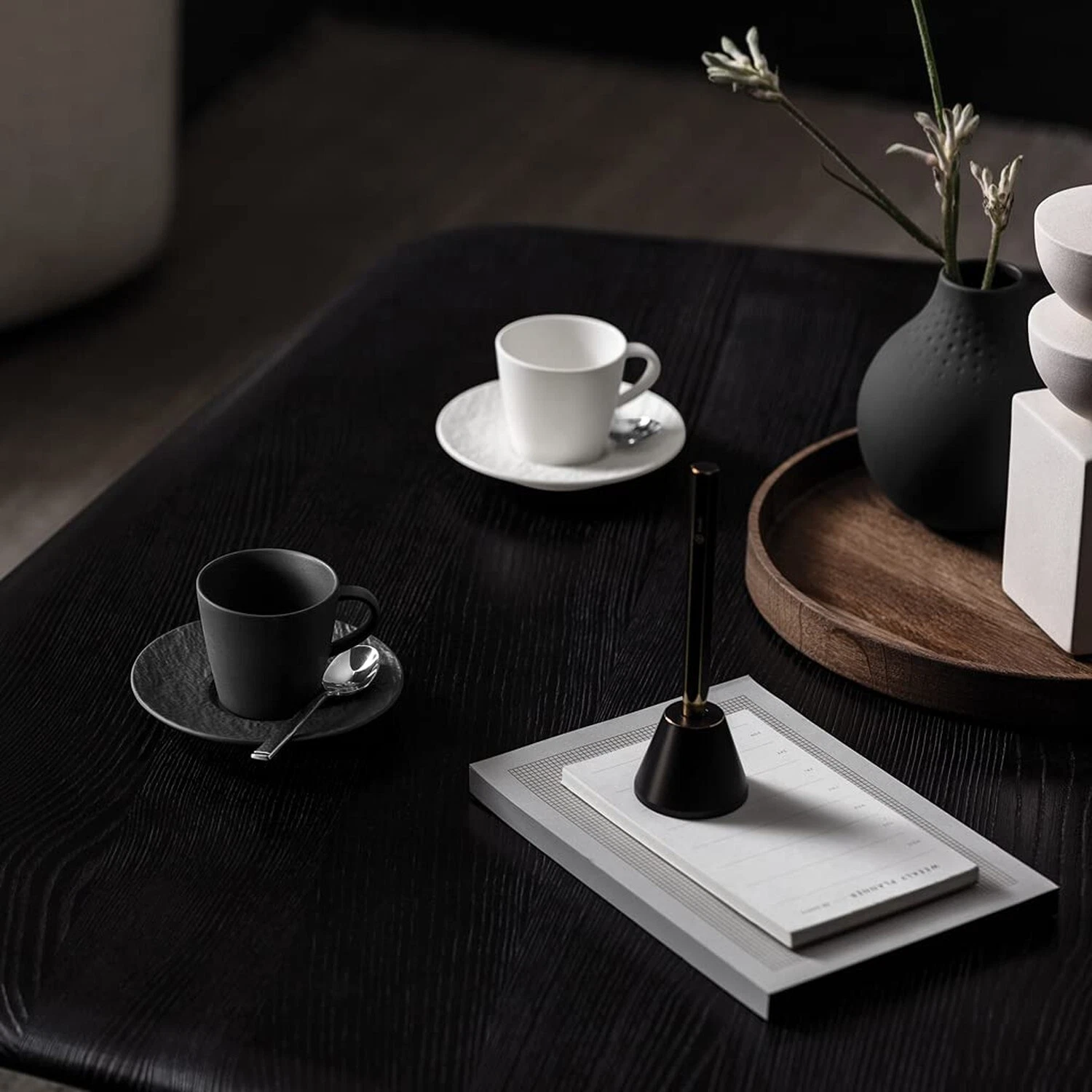 Villeroy & Boch Manufacture Rock Espresso Saucer - Thumbnail 4