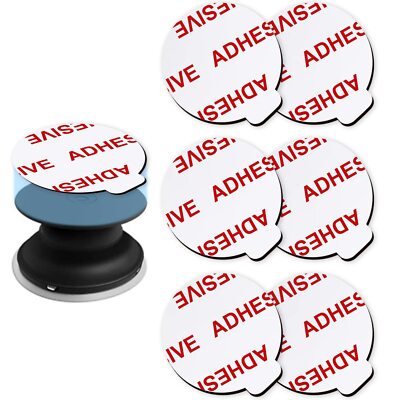 6-Pack Sticky Adhesive, Double-Sided for Dashboard Phone Holder & Car Mount