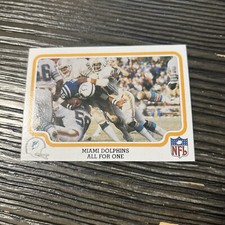 1979 Fleer Team Action Football Card #28 Miami Dolphins Kim Bokamper