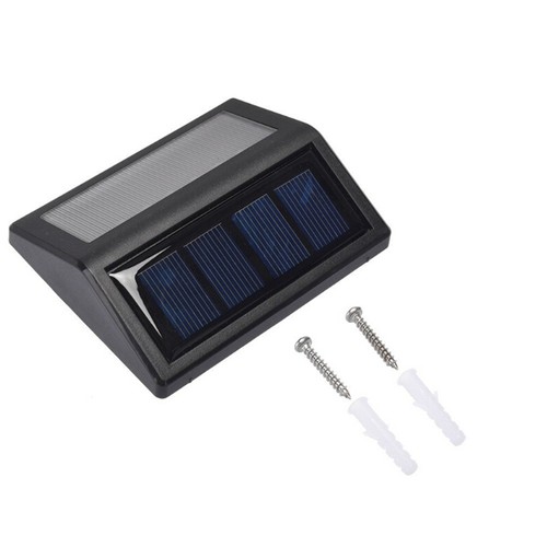 6 LED Solar Power Treppenlicht Outdoor Garden Pathway Step Decking Wandleuchte - Bild 3 von 6